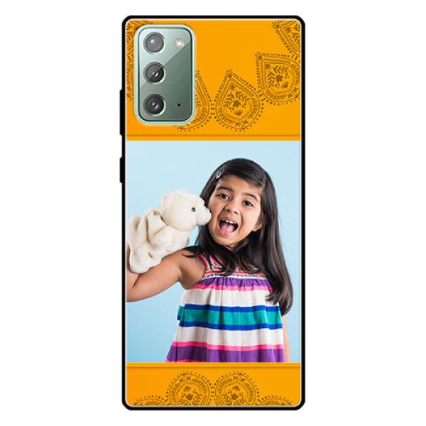 Galaxy Note 20 Personalized Glass Phone Case - Photo Wedding Design Galaxy Note 20 Personalized Glass Phone Case - Photo Wedding Design