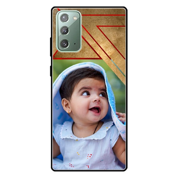 Galaxy Note 20 Personalized Glass Phone Case - Gradient Abstract Texture Design Galaxy Note 20 Personalized Glass Phone Case - Gradient Abstract Texture Design