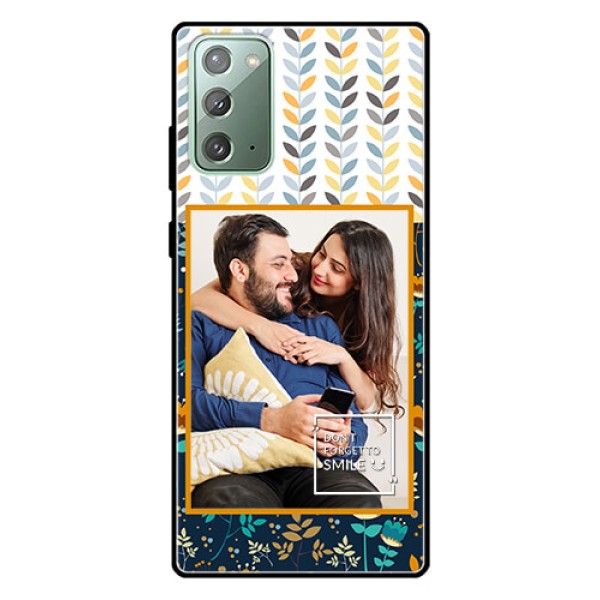 Galaxy Note 20 Custom Glass Mobile Case - Pattern Design Galaxy Note 20 Custom Glass Mobile Case - Pattern Design