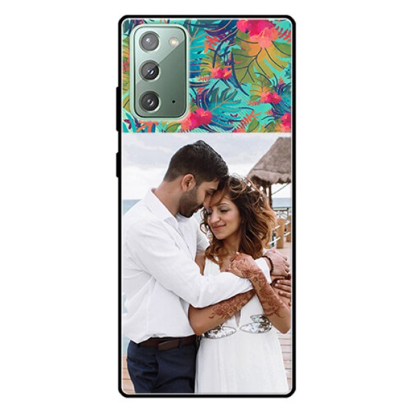 Galaxy Note 20 Photo Printing on Glass Case  - Watercolor Floral Design