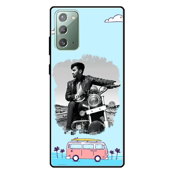 Galaxy Note 20 Photo Printing on Glass Case  - Travel & Adventure Design