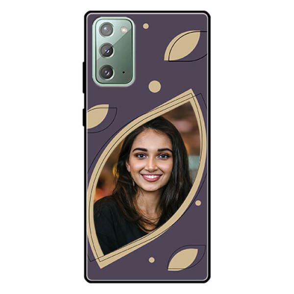 Galaxy Note 20 Custom Glass Mobile Case - Falling Leaf Design