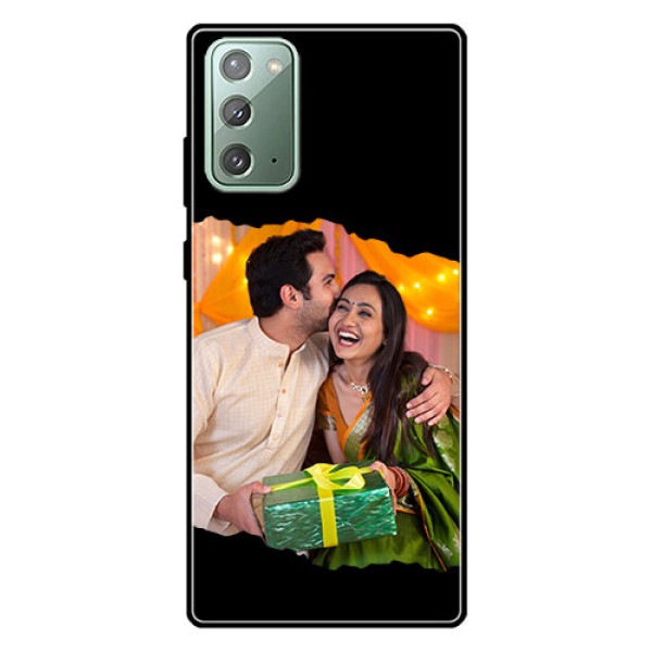Galaxy Note 20 Custom Glass Phone Case - Tear-off Design