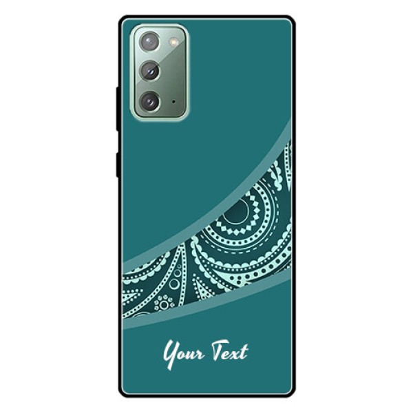 Galaxy Note 20 Photo Printing on Glass Case - semi visible floral Design Galaxy Note 20 Photo Printing on Glass Case - semi visible floral Design