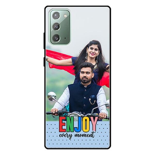 Galaxy Note 20 Photo Printing on Glass Case - Enjoy Every Moment Design Galaxy Note 20 Photo Printing on Glass Case - Enjoy Every Moment Design