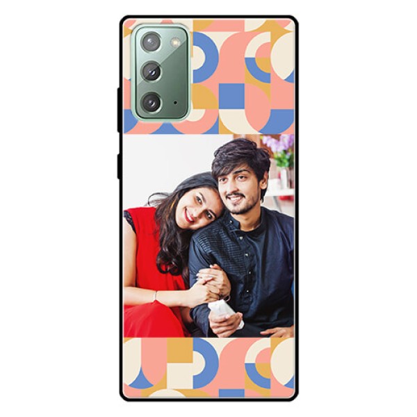 Galaxy Note 20 Photo Printing on Glass Case - Semi-circle Maze Pattern Design Galaxy Note 20 Photo Printing on Glass Case - Semi-circle Maze Pattern Design