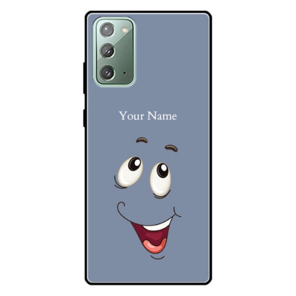 Galaxy Note 20 Photo Printing on Glass Case - Laughing Cartoon Face Design Galaxy Note 20 Photo Printing on Glass Case - Laughing Cartoon Face Design