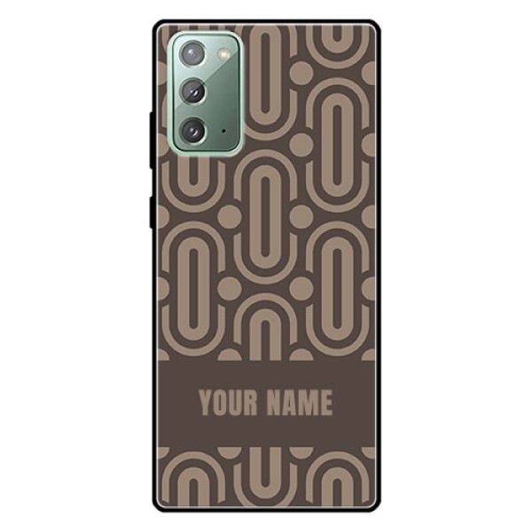 Galaxy Note 20 Custom Glass Phone Case - Captivating Zero Pattern Design Galaxy Note 20 Custom Glass Phone Case - Captivating Zero Pattern Design