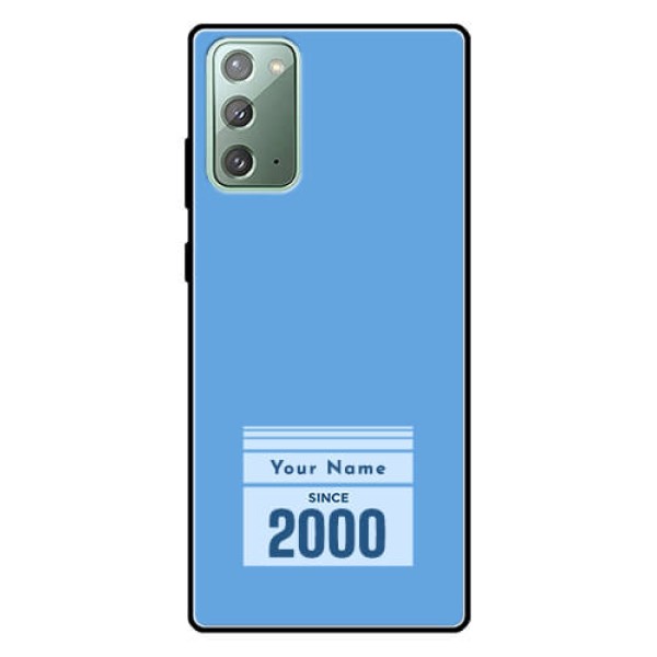 Galaxy Note 20 Custom Glass Mobile Case - Custom Year of birth Design