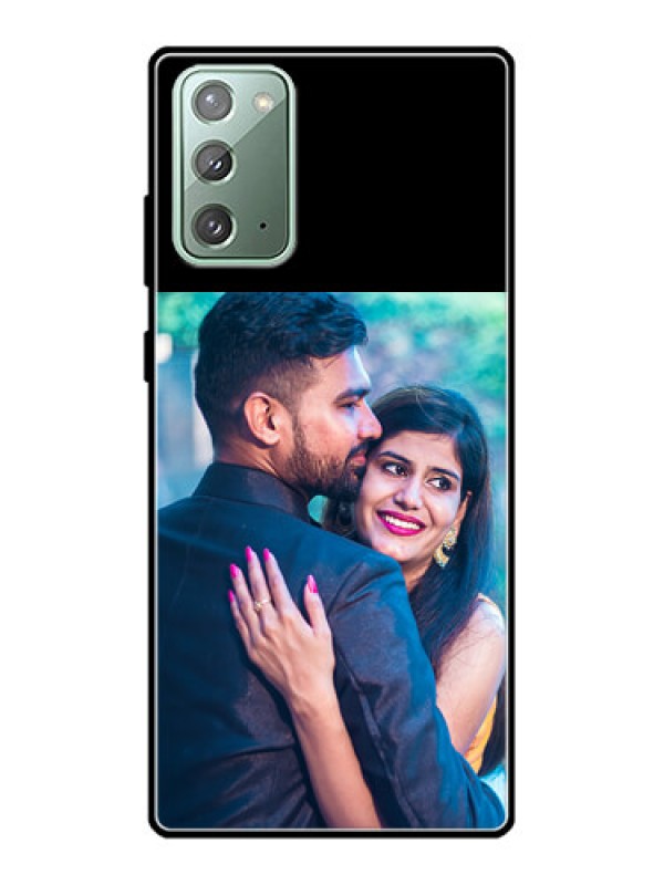 Custom Galaxy Note 20 Custom Glass Phone Case - Upload Full Picture With Custom Color Design