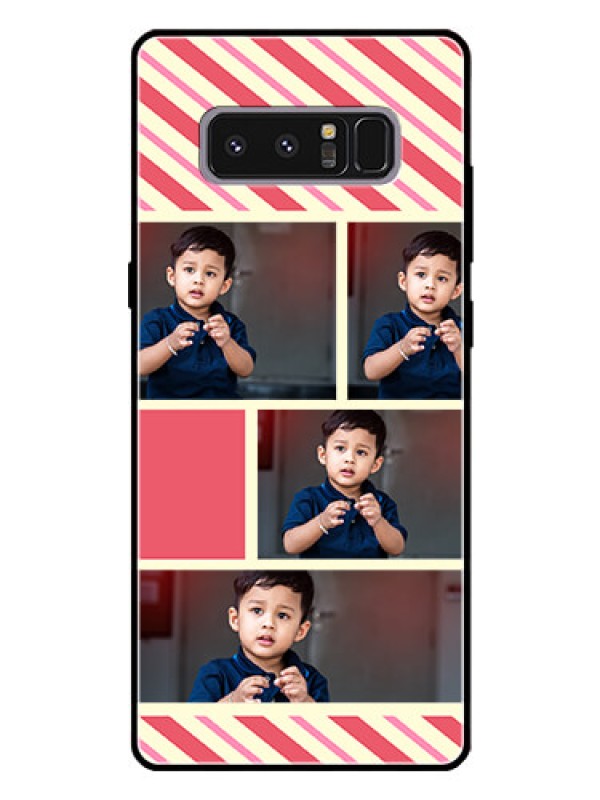 Custom Galaxy Note 8 Personalized Glass Phone Case  - Picture Upload Mobile Case Design