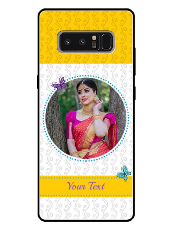 Custom Galaxy Note 8 Custom Glass Mobile Case  - Girls Premium Case Design