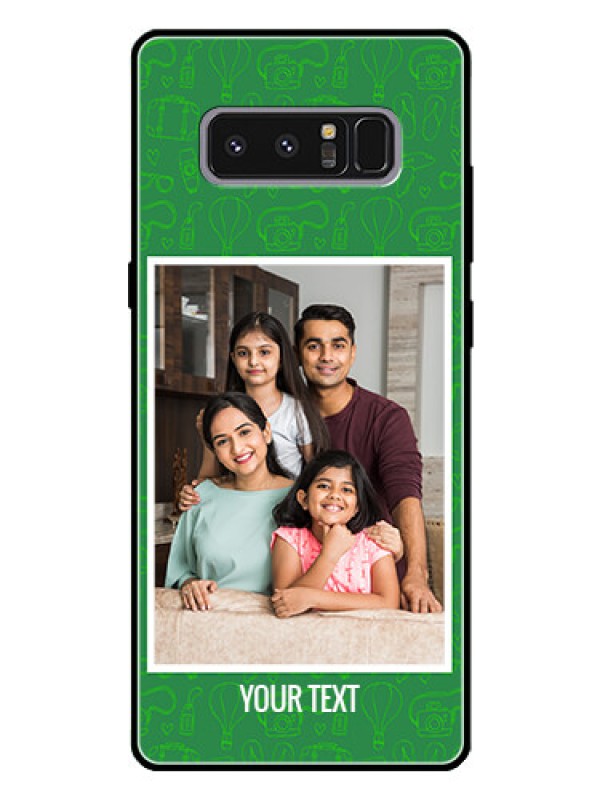 Custom Galaxy Note 8 Personalized Glass Phone Case  - Picture Upload Design