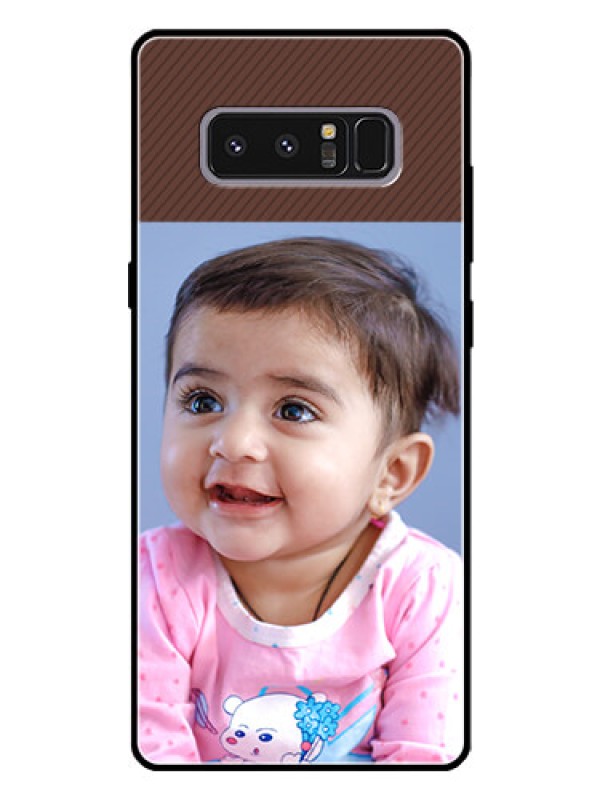 Custom Galaxy Note 8 Custom Glass Mobile Case  - Elegant Case Design