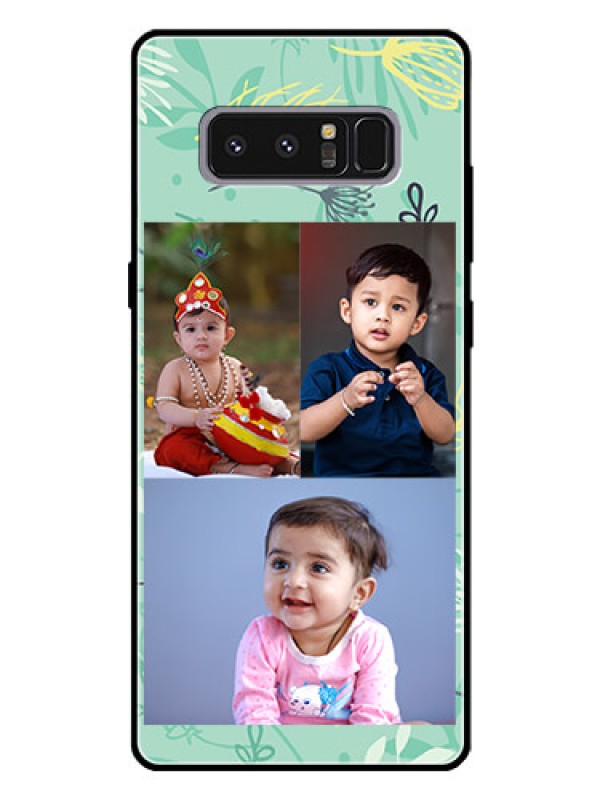 Custom Galaxy Note 8 Photo Printing on Glass Case  - Forever Family Design 