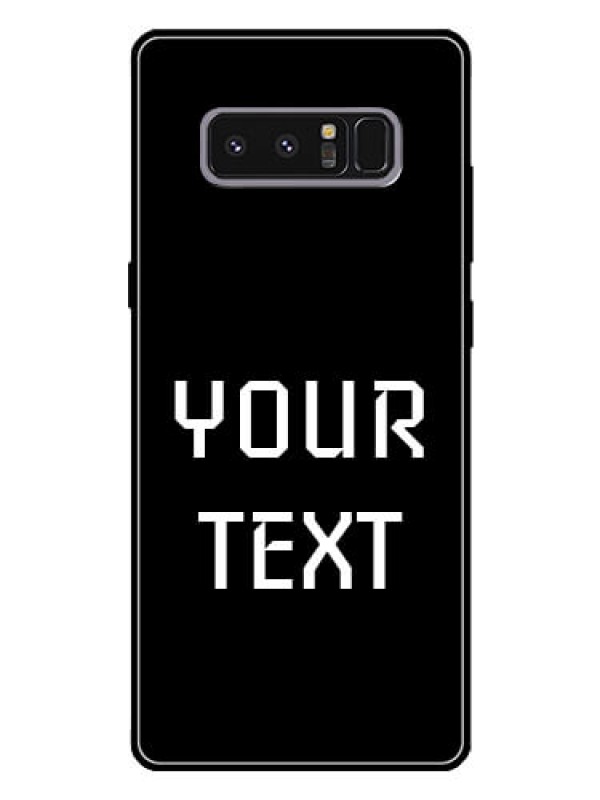 Custom Galaxy Note 8 Your Name on Glass Phone Case