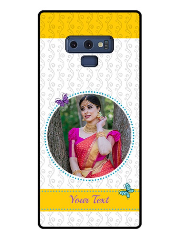 Custom Galaxy Note 9 Custom Glass Mobile Case  - Girls Premium Case Design