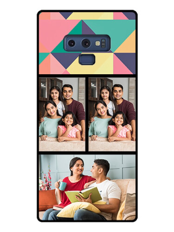 Custom Galaxy Note 9 Custom Glass Phone Case  - Bulk Pic Upload Design