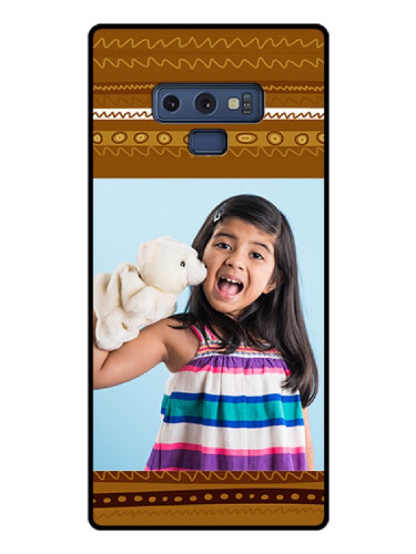 Custom Galaxy Note 9 Custom Glass Phone Case  - Friends Picture Upload Design 