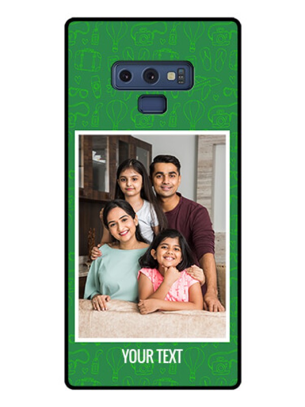 Custom Galaxy Note 9 Personalized Glass Phone Case  - Picture Upload Design