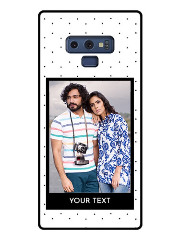 Custom Galaxy Note 9 Photo Printing on Glass Case  - Premium Design