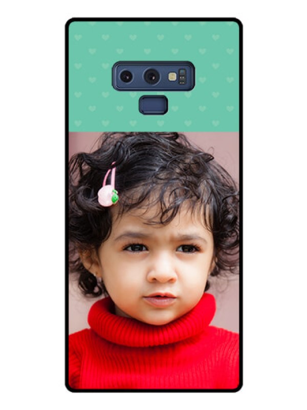 Custom Galaxy Note 9 Custom Glass Phone Case  - Lovers Picture Design