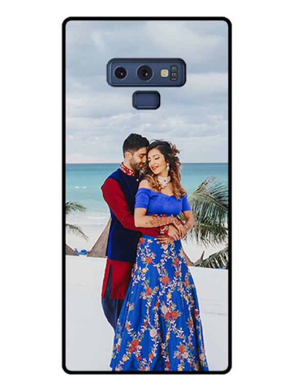 Custom Galaxy Note 9 Photo Printing on Glass Case  - Upload Full Picture Design