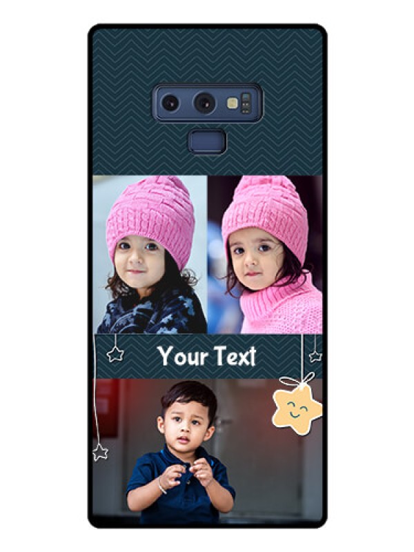Custom Galaxy Note 9 Custom Glass Mobile Case  - Hanging Stars Design
