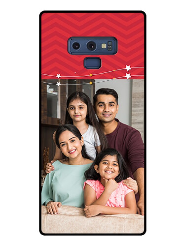 Custom Galaxy Note 9 Personalized Glass Phone Case  - Happy Family Design