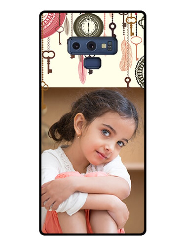 Custom Galaxy Note 9 Custom Glass Mobile Case  - Boho Style Design