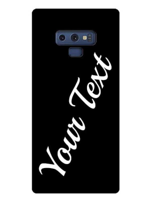Custom Galaxy Note 9 Custom Glass Mobile Cover with Your Name