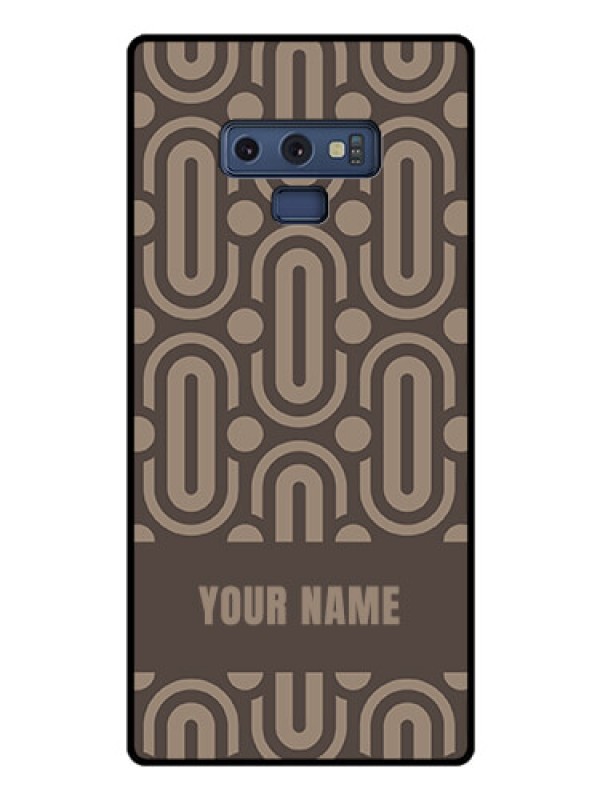 Custom Galaxy Note 9 Custom Glass Phone Case - Captivating Zero Pattern Design