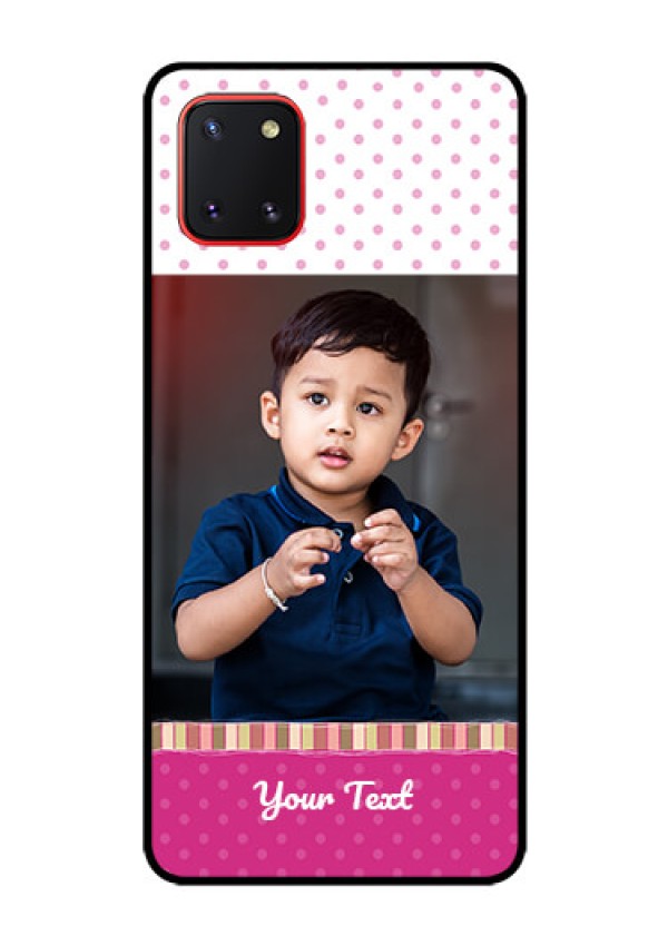 Galaxy Note10 Lite Photo Printing on Glass Case - Cute Girls Cover Design