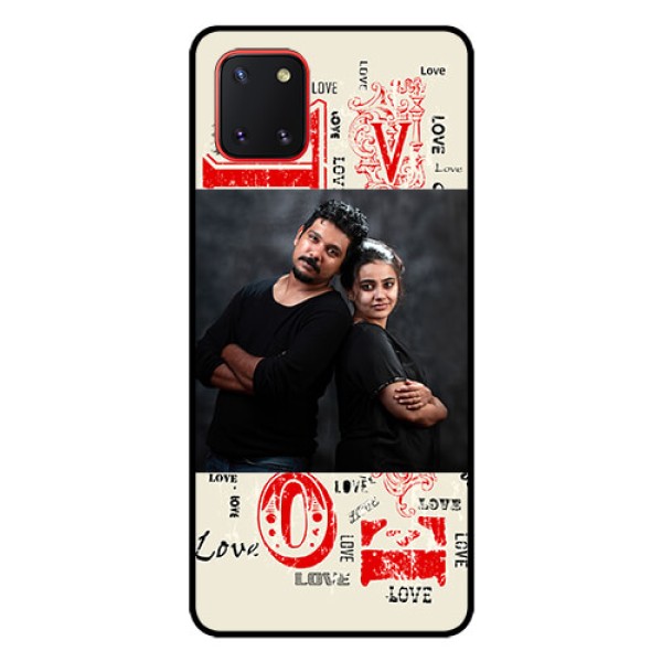 Galaxy Note10 Lite Photo Printing on Glass Case - Trendy Love Design Case Galaxy Note10 Lite Photo Printing on Glass Case - Trendy Love Design Case