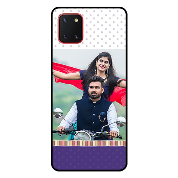 Galaxy Note10 Lite Photo Printing on Glass Case - Cute Family Design