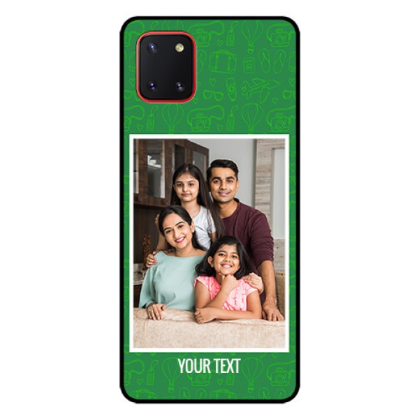 Galaxy Note10 Lite Personalized Glass Phone Case - Picture Upload Design