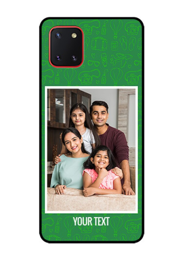 Galaxy Note10 Lite Personalized Glass Phone Case - Picture Upload Design