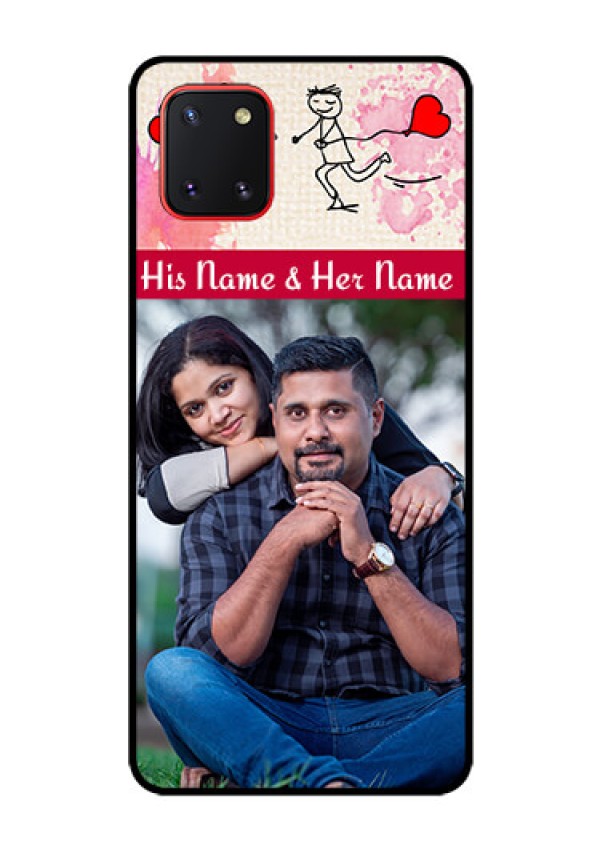 Galaxy Note10 Lite Photo Printing on Glass Case - You and Me Case Design