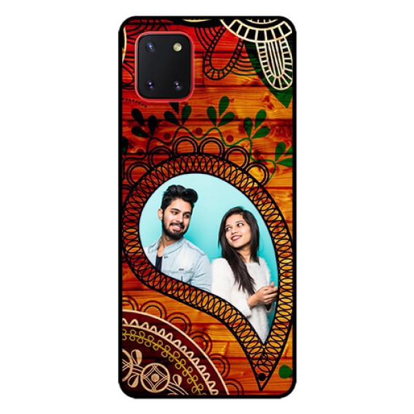Galaxy Note10 Lite Personalized Glass Phone Case - Abstract Colorful Design