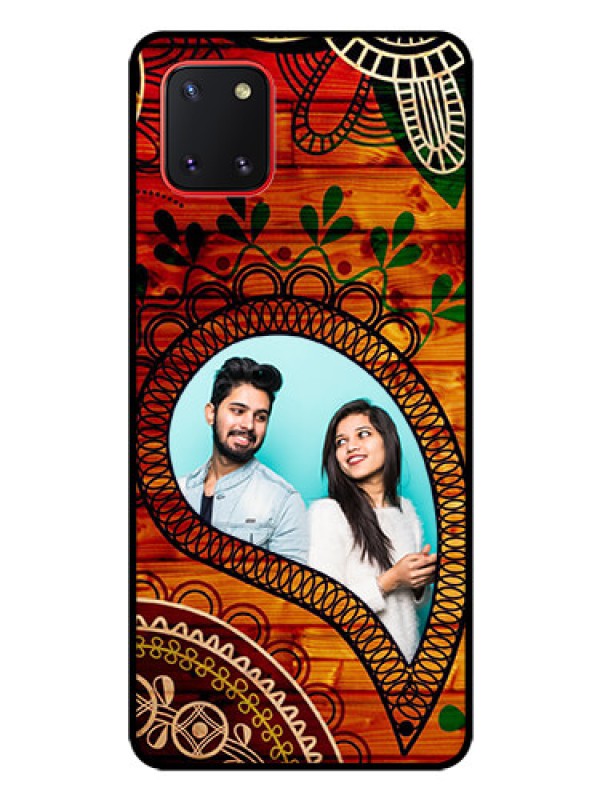 Custom Galaxy Note10 Lite Personalized Glass Phone Case - Abstract Colorful Design