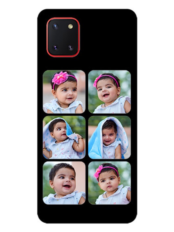Custom Galaxy Note10 Lite Photo Printing on Glass Case - Multiple Pictures Design
