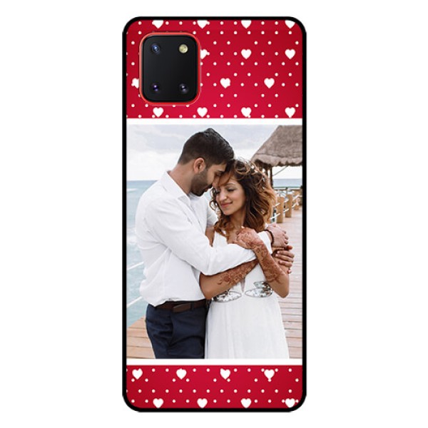 Galaxy Note10 Lite Photo Printing on Glass Case - Hearts Mobile Case Design Galaxy Note10 Lite Photo Printing on Glass Case - Hearts Mobile Case Design