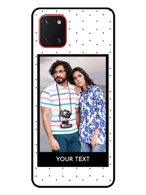 Custom Galaxy Note10 Lite Photo Printing on Glass Case - Premium Design