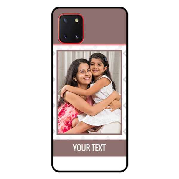 Galaxy Note10 Lite Photo Printing on Glass Case - Simple Diamond Design Galaxy Note10 Lite Photo Printing on Glass Case - Simple Diamond Design