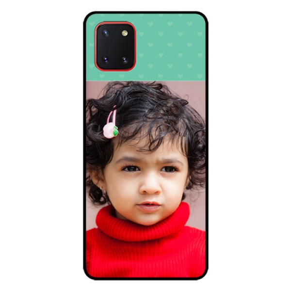 Galaxy Note10 Lite Custom Glass Phone Case - Lovers Picture Design