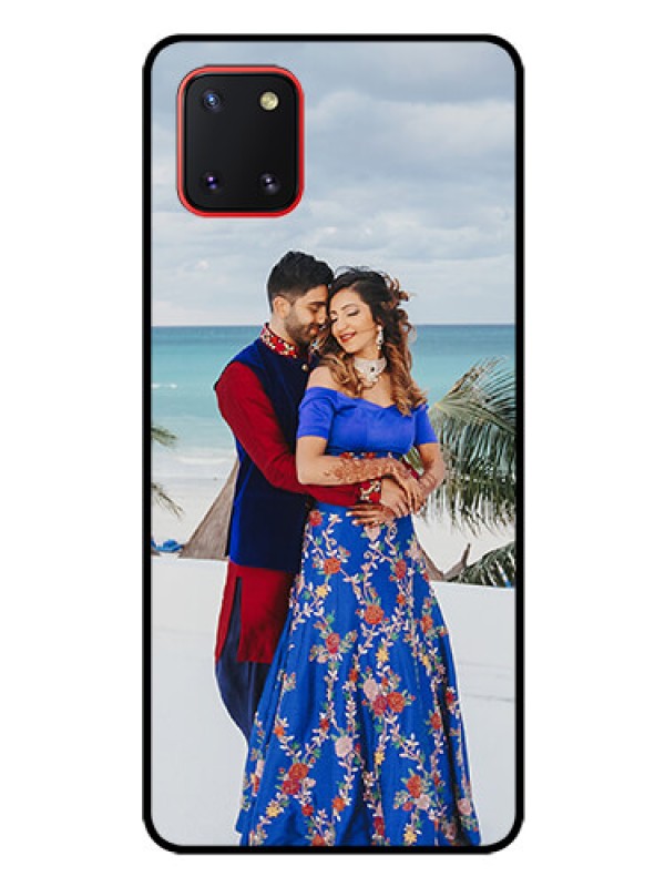 Custom Galaxy Note10 Lite Photo Printing on Glass Case - Upload Full Picture Design