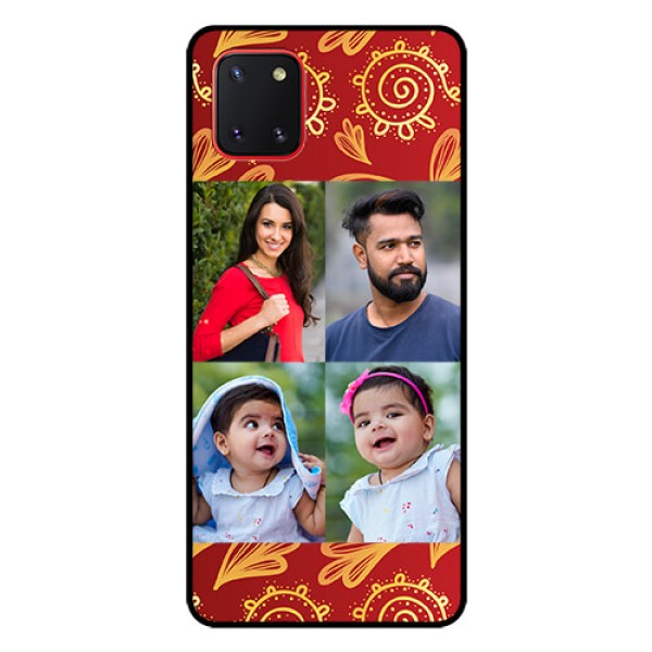 Galaxy Note10 Lite Photo Printing on Glass Case - 4 Image Traditional Design Galaxy Note10 Lite Photo Printing on Glass Case - 4 Image Traditional Design