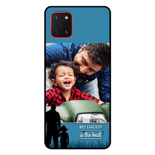 Galaxy Note10 Lite Custom Glass Mobile Case - Best dad design 
