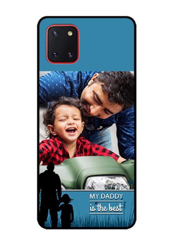 Galaxy Note10 Lite Custom Glass Mobile Case - Best dad design 
