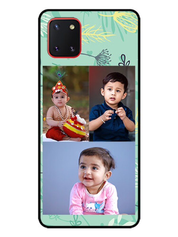 Custom Galaxy Note10 Lite Photo Printing on Glass Case - Forever Family Design 